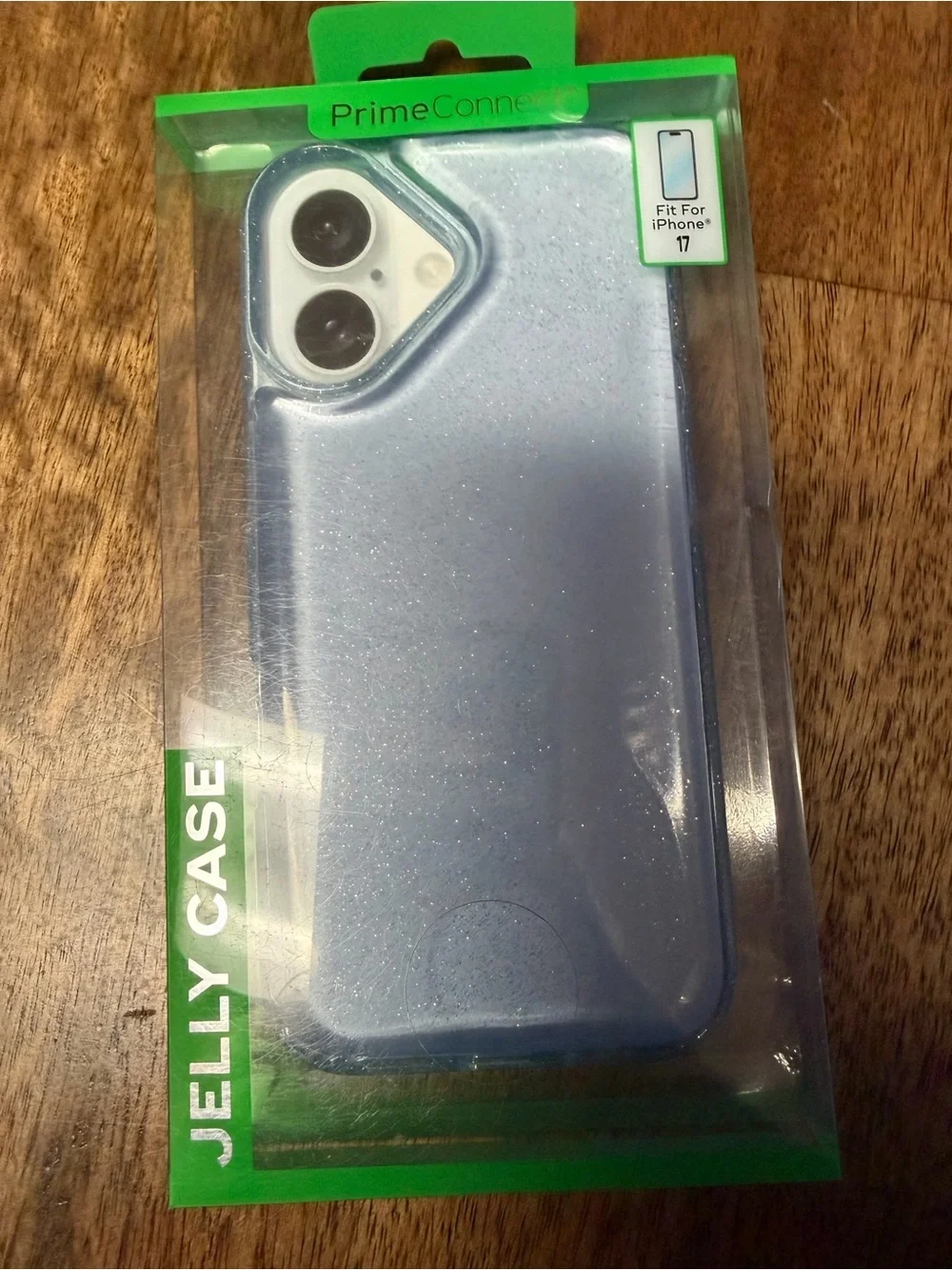 Blue Jelly Case for iPhone 17